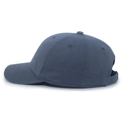 Pacific Headwear P200 Hybrid Cotton Dad Cap - Muted Blue - Blue / 7’’ - 7 7/8’’