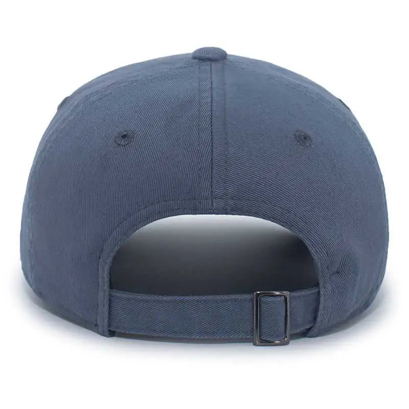 Pacific Headwear P200 Hybrid Cotton Dad Cap - Muted Blue - Blue / 7’’ - 7 7/8’’