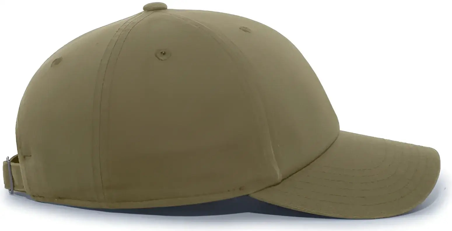 Pacific Headwear P200 Hybrid Cotton Dad Cap - Olive - Olive / 7’’ - 7 7/8’’