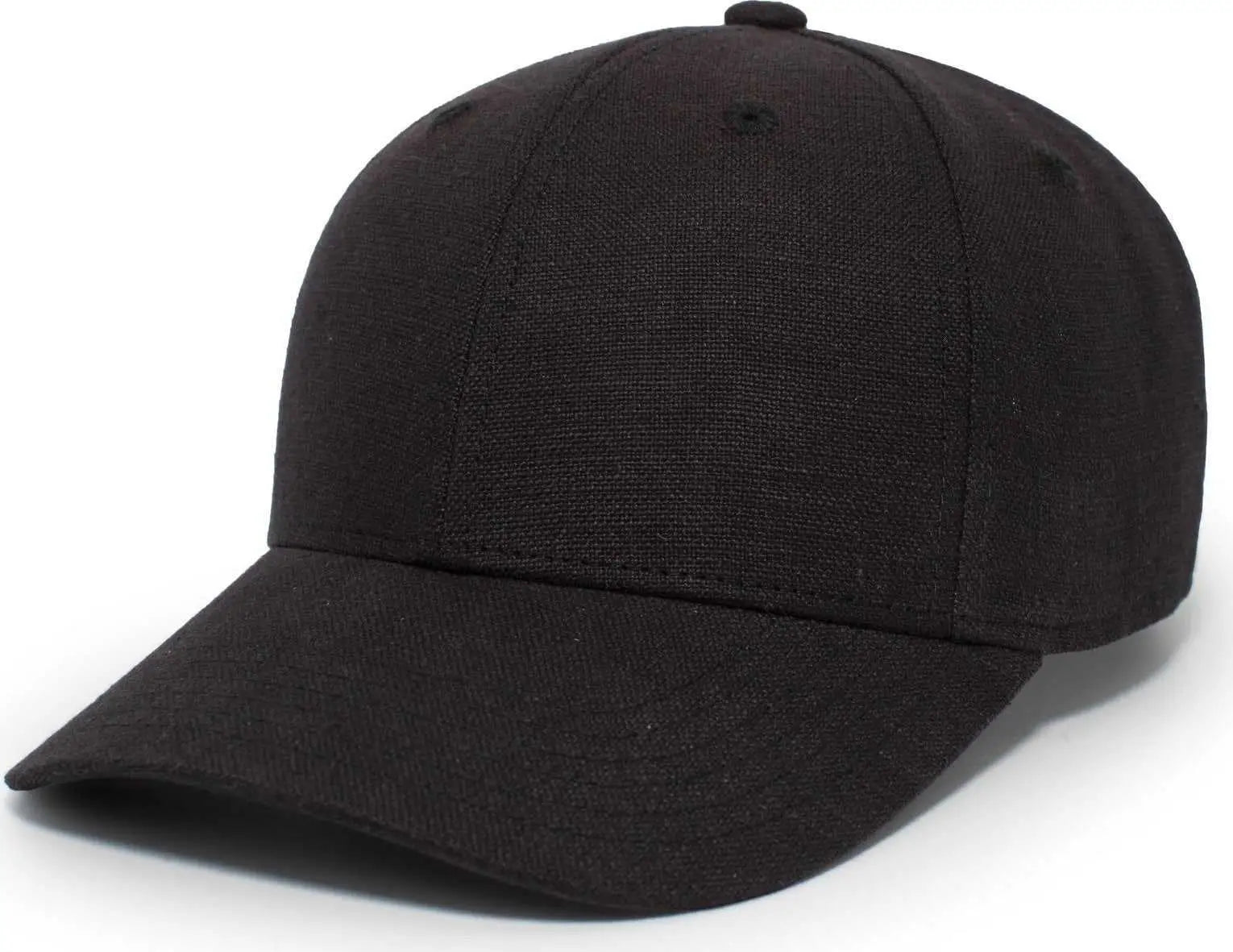 Pacific Headwear P204 Hemp Dad Cap - Black - Black / 7’’ - 7 7/8’’