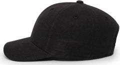 Pacific Headwear P204 Hemp Dad Cap - Black - Black / 7’’ - 7 7/8’’