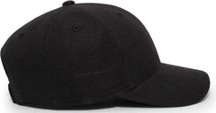 Pacific Headwear P204 Hemp Dad Cap - Black - Black / 7’’ - 7 7/8’’