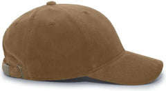 Pacific Headwear P206 Hybrid Corduroy Dad Cap - Brown - Brown / 7’’ - 7 7/8’’