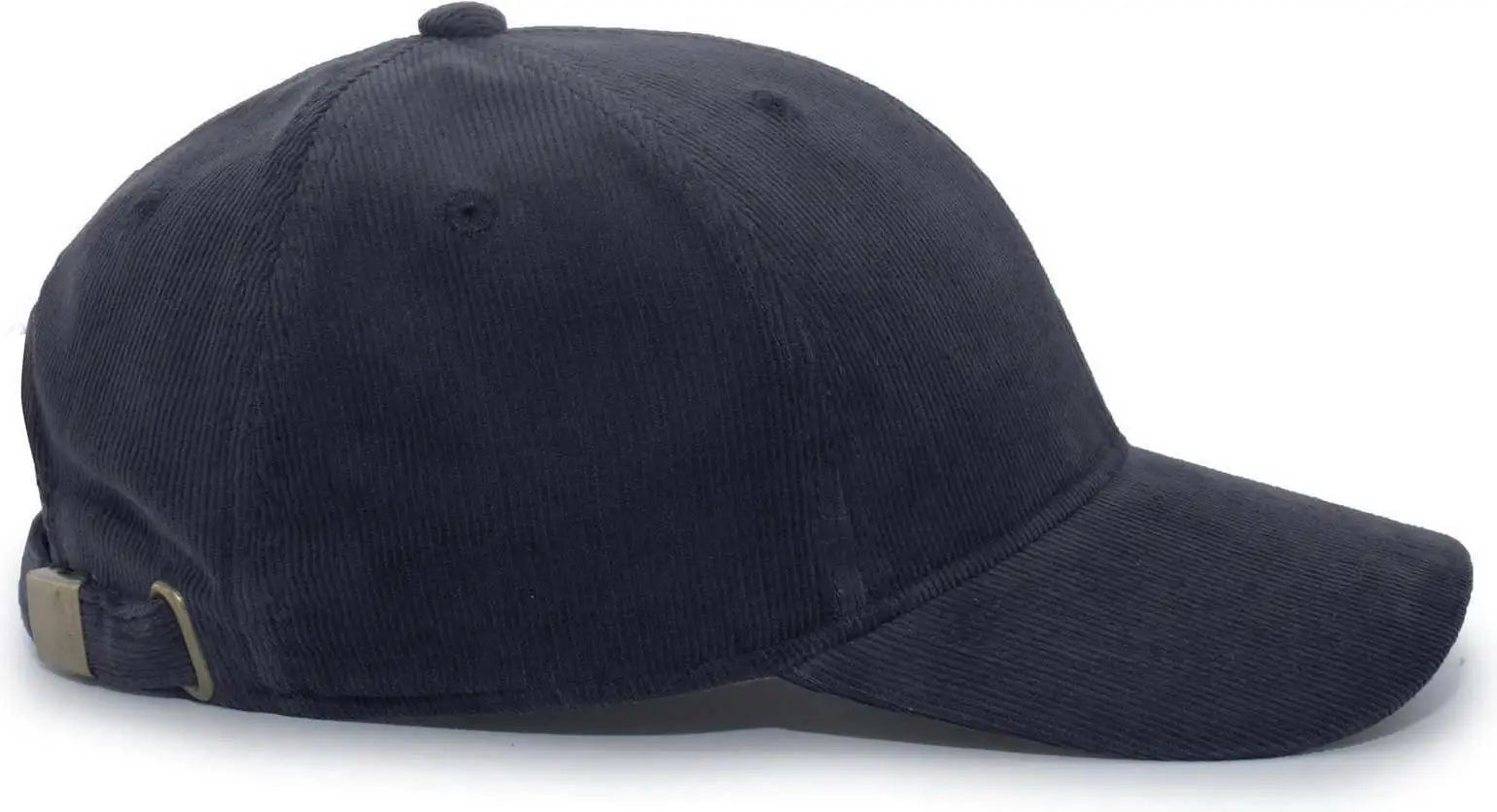 Pacific Headwear P206 Hybrid Corduroy Dad Cap - Navy - Navy / 7’’ - 7 7/8’’
