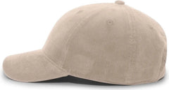 Pacific Headwear P206 Hybrid Corduroy Dad Cap - Sandstone - Sandstone / 7’’ - 7 7/8’’