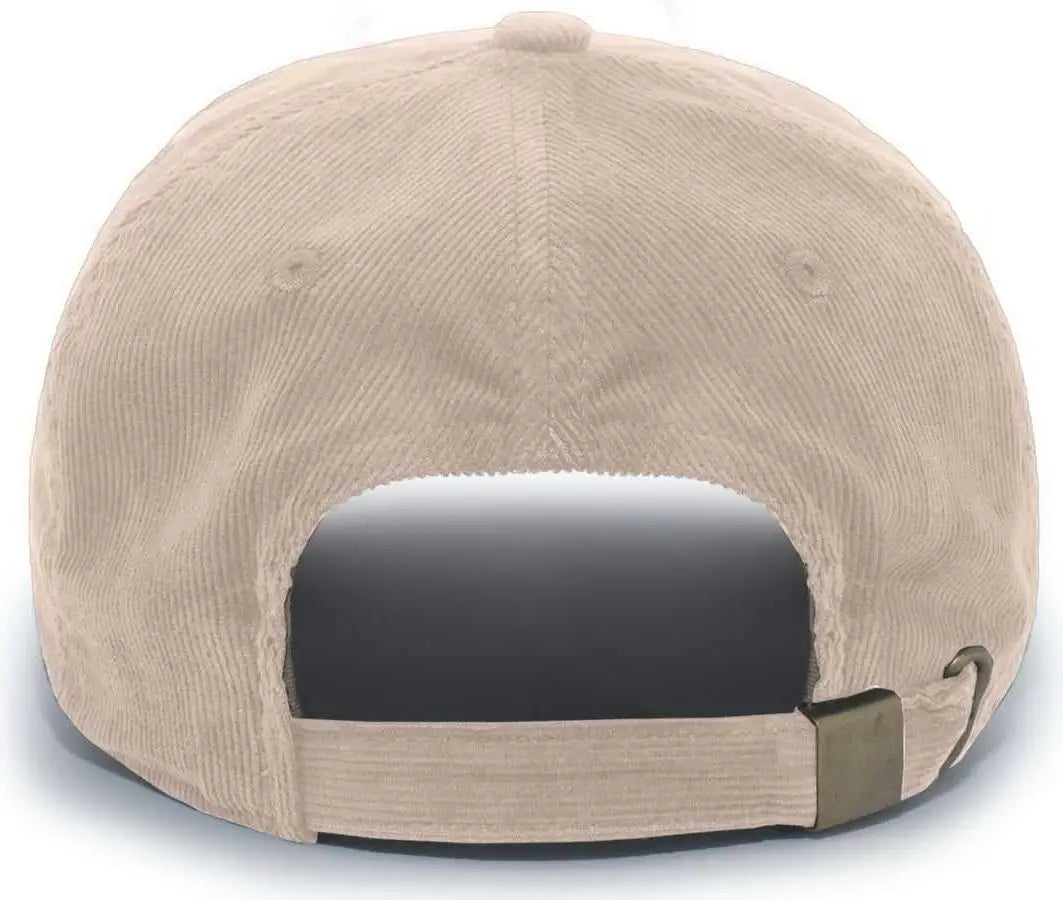 Pacific Headwear P206 Hybrid Corduroy Dad Cap - Sandstone - Sandstone / 7’’ - 7 7/8’’