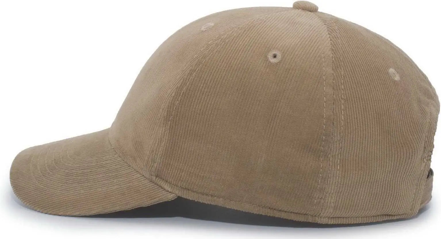 Pacific Headwear P206 Hybrid Corduroy Dad Cap - Wheat - Wheat / 7’’ - 7 7/8’’