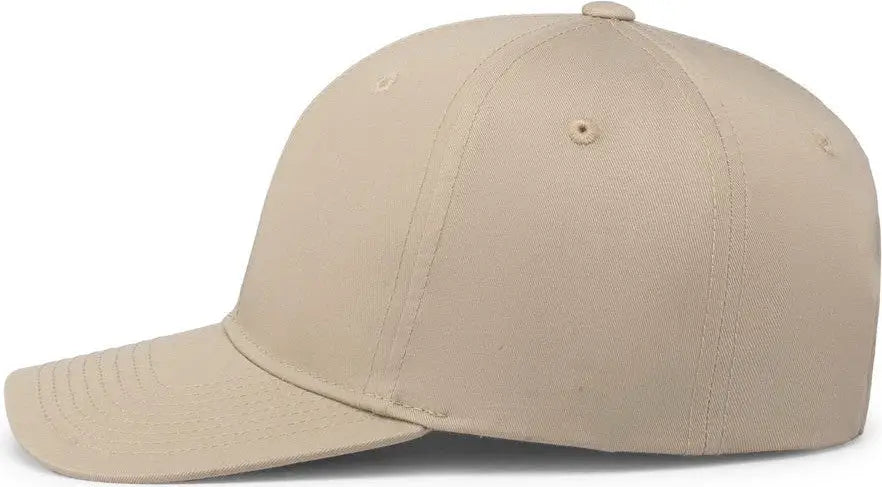 Pacific Headwear P208 Hybrid Snapback Dad Cap - Khaki - Khaki / 7’’ - 7 7/8’’