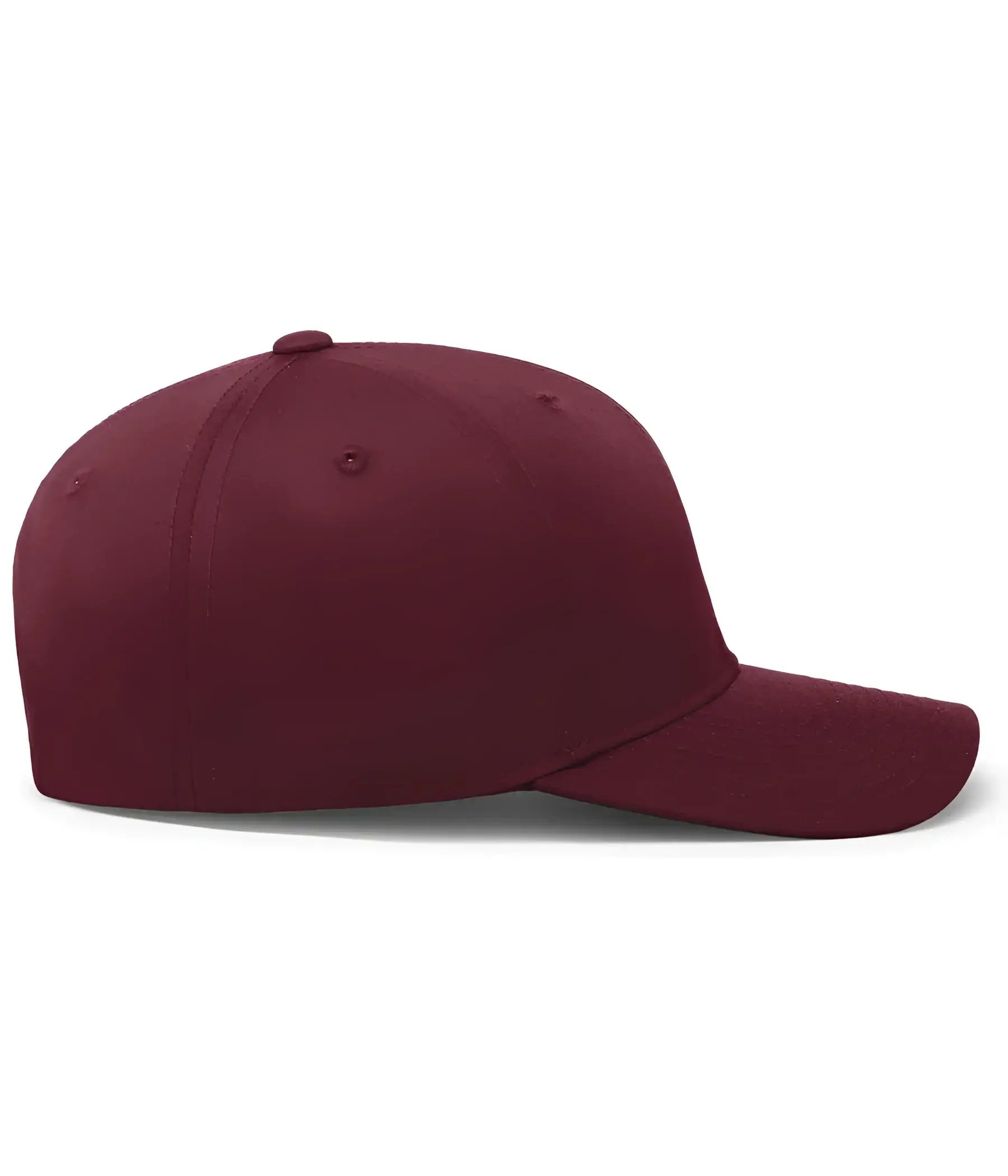 Pacific Headwear P208 Hybrid Snapback Dad Cap - Maroon - Maroon / 7’’ - 7 7/8’’