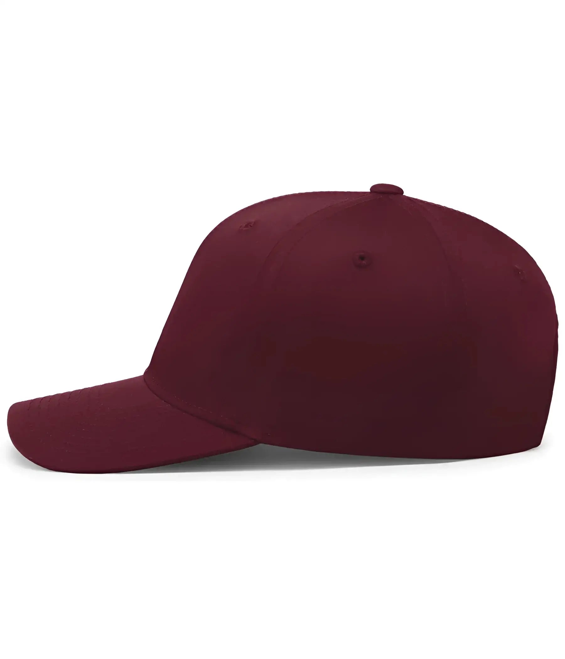 Pacific Headwear P208 Hybrid Snapback Dad Cap - Maroon - Maroon / 7’’ - 7 7/8’’