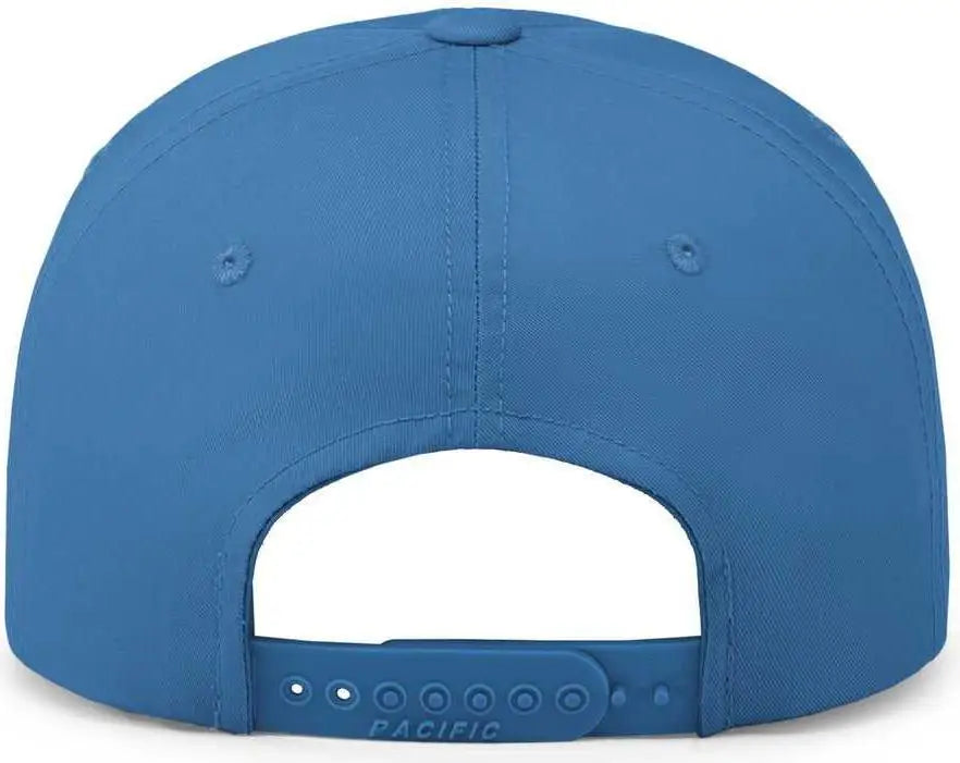 Pacific Headwear P208 Hybrid Snapback Dad Cap - Ocean Blue - Ocean Blue / 7’’ - 7 7/8’’