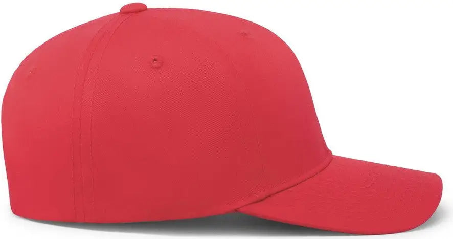 Pacific Headwear P208 Hybrid Snapback Dad Cap - Red - Red / 7’’ - 7 7/8’’