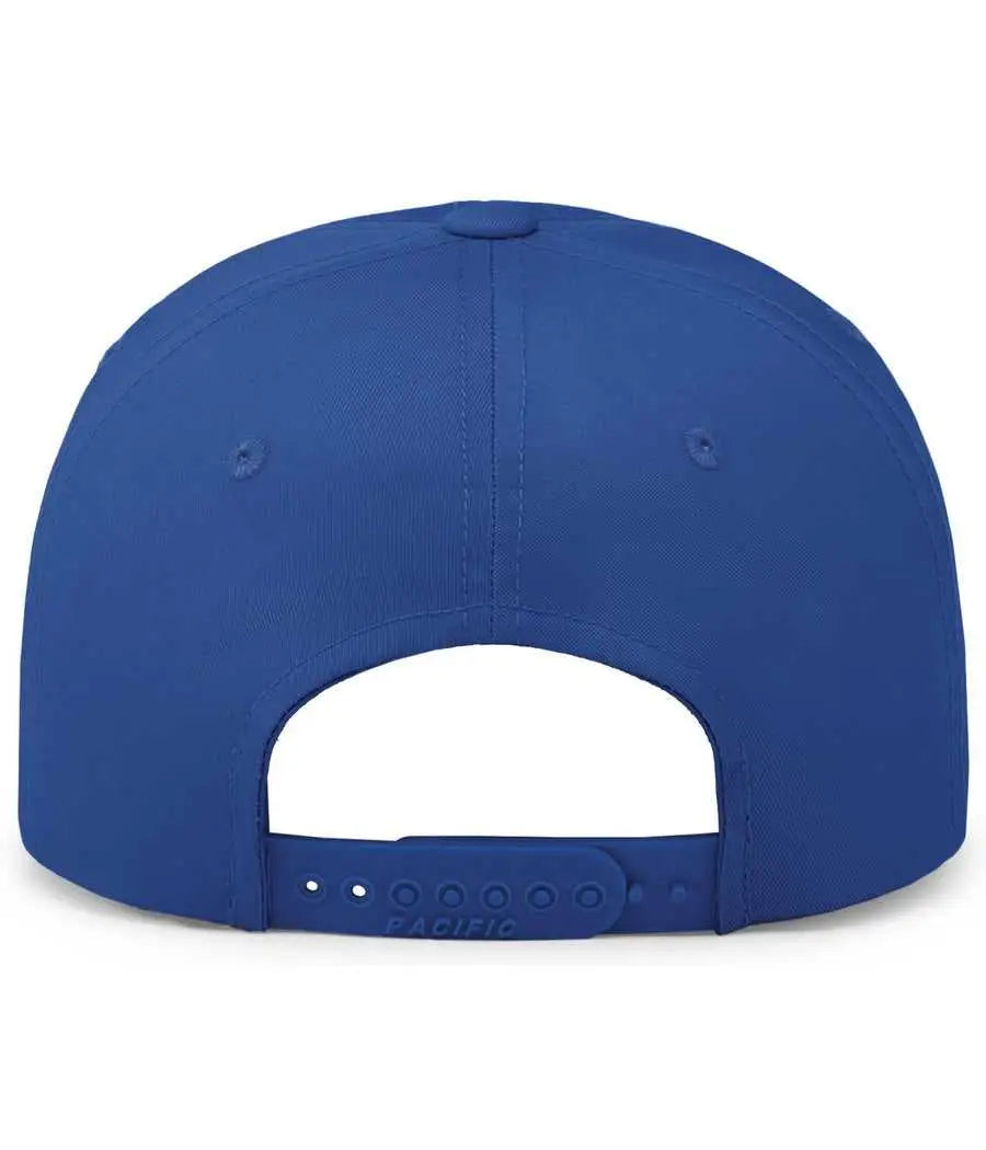 Pacific Headwear P208 Hybrid Snapback Dad Cap - Royal - Royal / 7’’ - 7 7/8’’