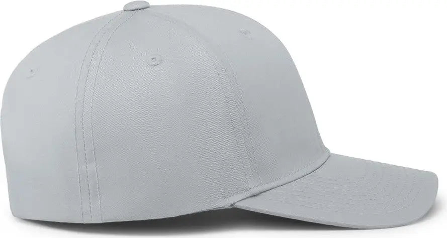 Pacific Headwear P208 Hybrid Snapback Dad Cap - Silver - Silver / 7’’ - 7 7/8’’