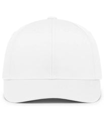 Pacific Headwear P208 Hybrid Snapback Dad Cap - White - White / 7’’ - 7 7/8’’