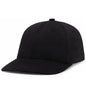 Pacific Headwear P299 Waxed Cotton Dad Cap Black Black / 7’’ 7 7/8’’