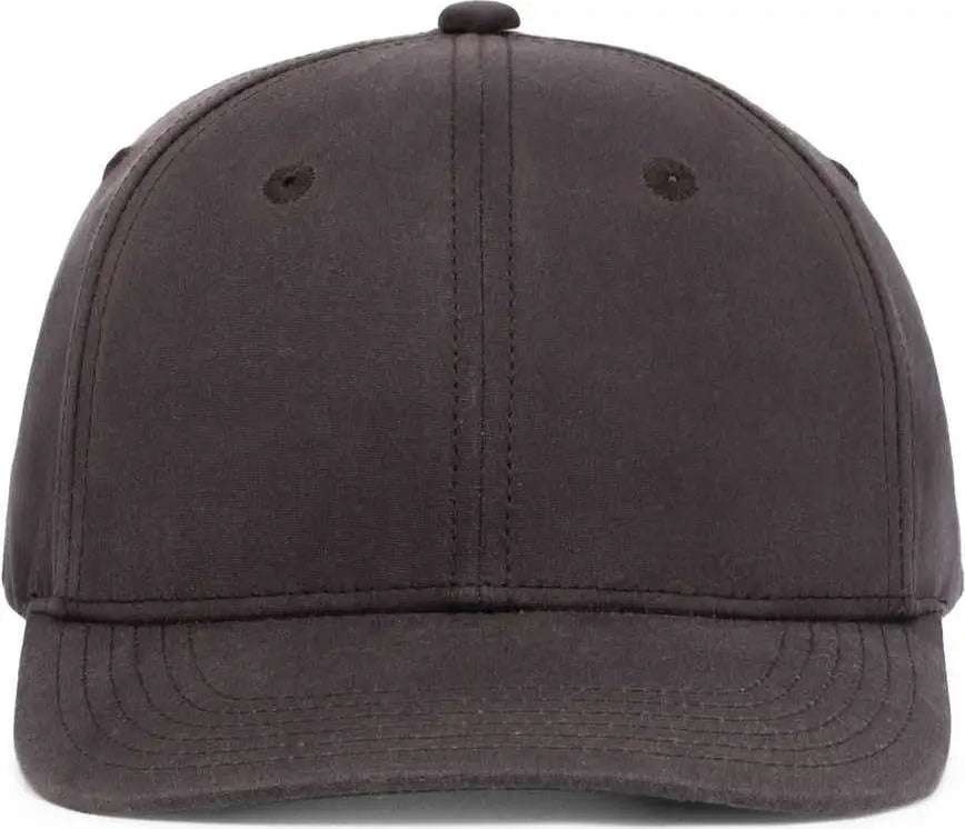 Pacific Headwear P299 Waxed Cotton Dad Cap - Brown - Brown / 7’’ - 7 7/8’’