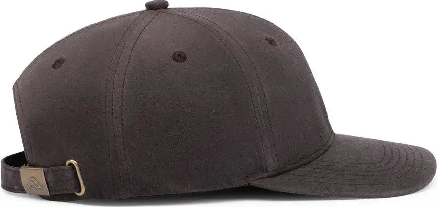 Pacific Headwear P299 Waxed Cotton Dad Cap - Brown - Brown / 7’’ - 7 7/8’’