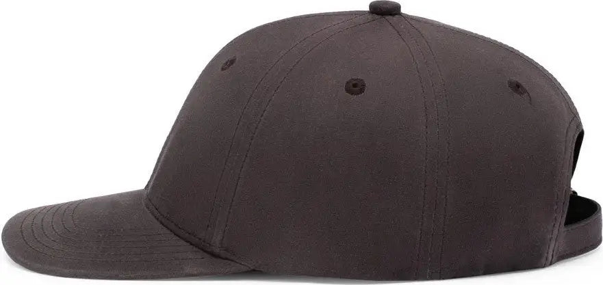 Pacific Headwear P299 Waxed Cotton Dad Cap - Brown - Brown / 7’’ - 7 7/8’’