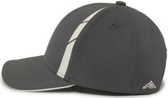Pacific Headwear P303 Coolcore Sideline Snapback Cap - Graphite White - Dark Gray White / 7’’ - 7 7/8’’