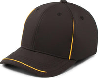 Pacific Headwear P304 Legend Cap Black Gold Black Gold / 6 7/8’’ 7 3/8’’