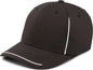 Pacific Headwear P304 Legend Cap Black White Black White / 6 7/8’’ 7 3/8’’