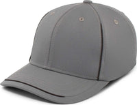 Pacific Headwear P304 Legend Cap Graphite Black Dark Gray Black / 6 7/8’’ 7 3/8’’
