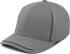 Pacific Headwear P304 Legend Cap Graphite Black Dark Gray Black / 6 7/8’’ 7 3/8’’