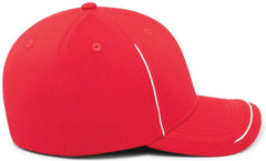 Pacific Headwear P304 Legend Cap Red White