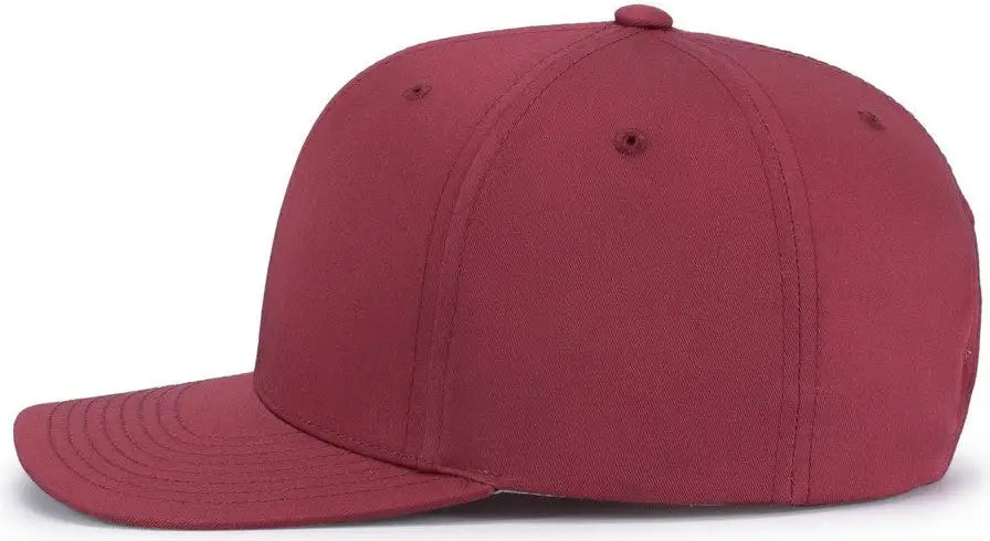 Pacific Headwear P322 Poly/Cotton Snapback Cap - Cardinal (Sgma)
