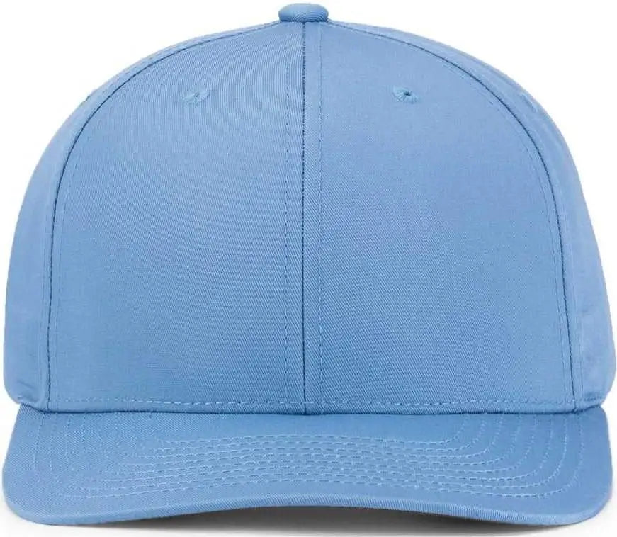 Pacific Headwear P322 Poly/Cotton Snapback Cap - Columbia Blue