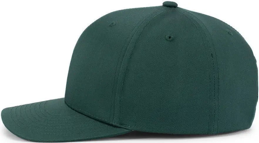 Pacific Headwear P322 Poly/Cotton Snapback Cap - Dark Green