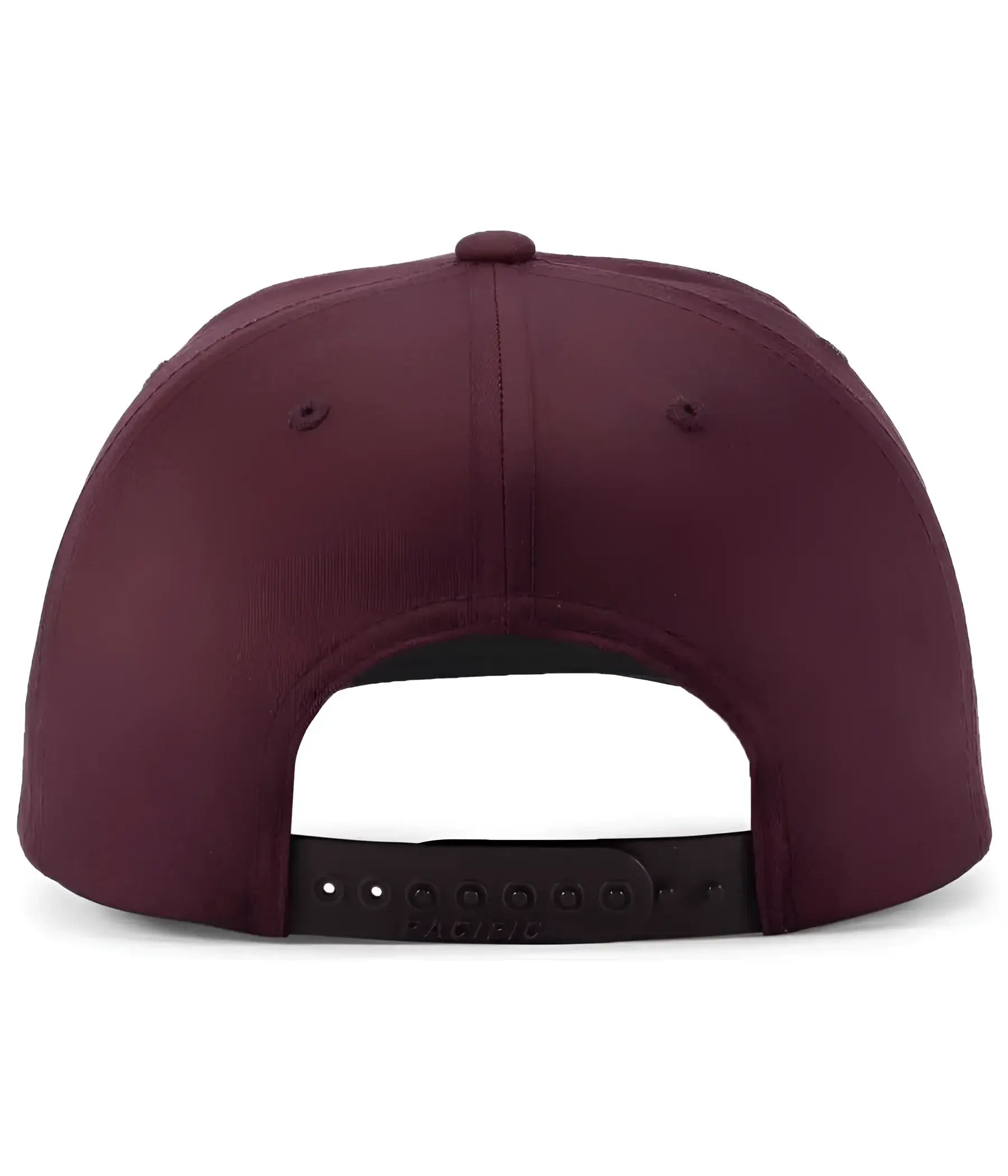 Pacific Headwear P322 Poly/Cotton Snapback Cap - Maroon