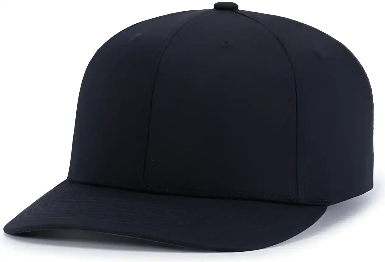 Pacific Headwear P322 Poly/Cotton Snapback Cap - Navy - Navy / 6 1/2’’ - 7’’
