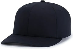 Pacific Headwear P322 Poly/Cotton Snapback Cap - Navy - Navy / 6 1/2’’ - 7’’