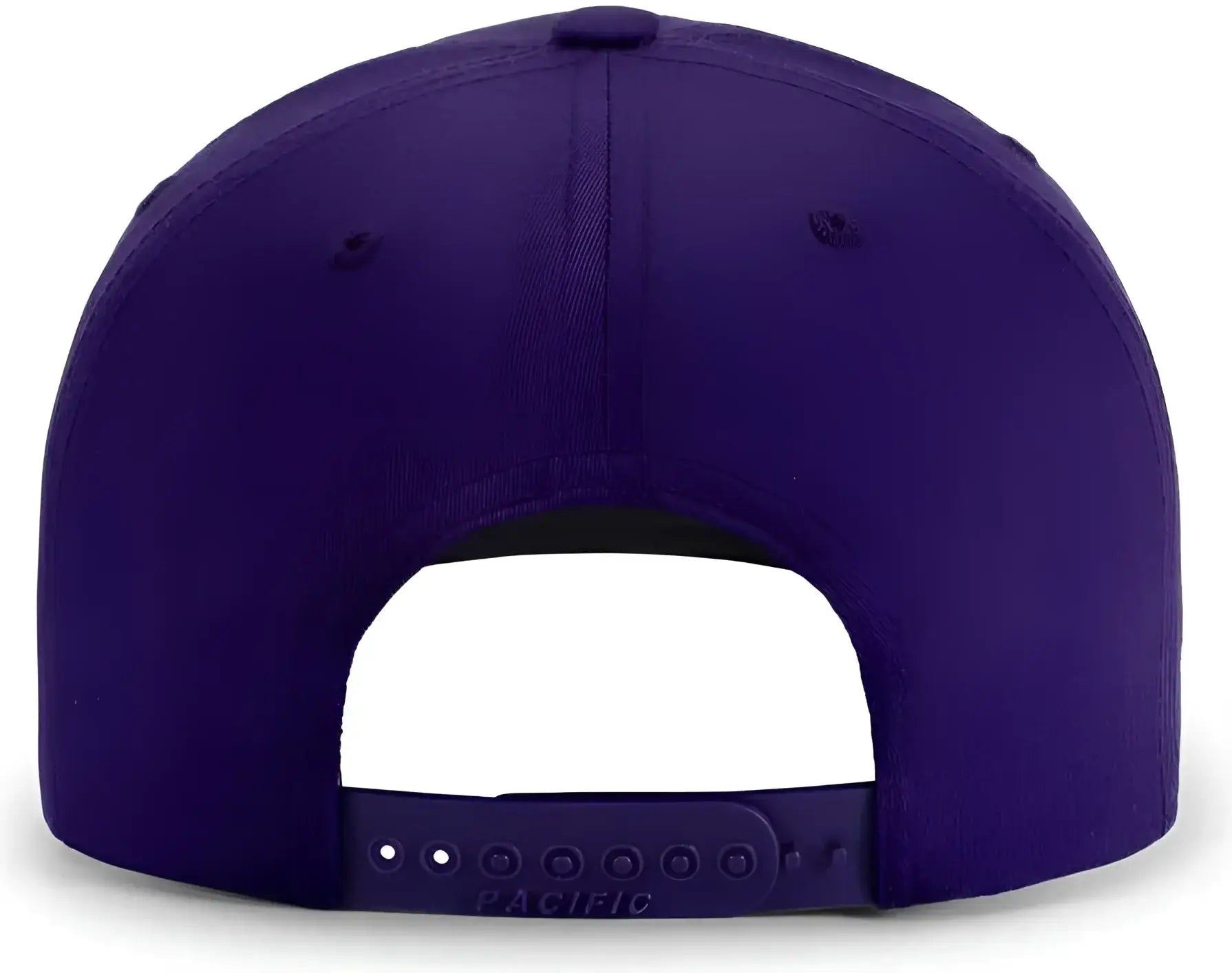 Pacific Headwear P322 Poly/Cotton Snapback Cap - Purple