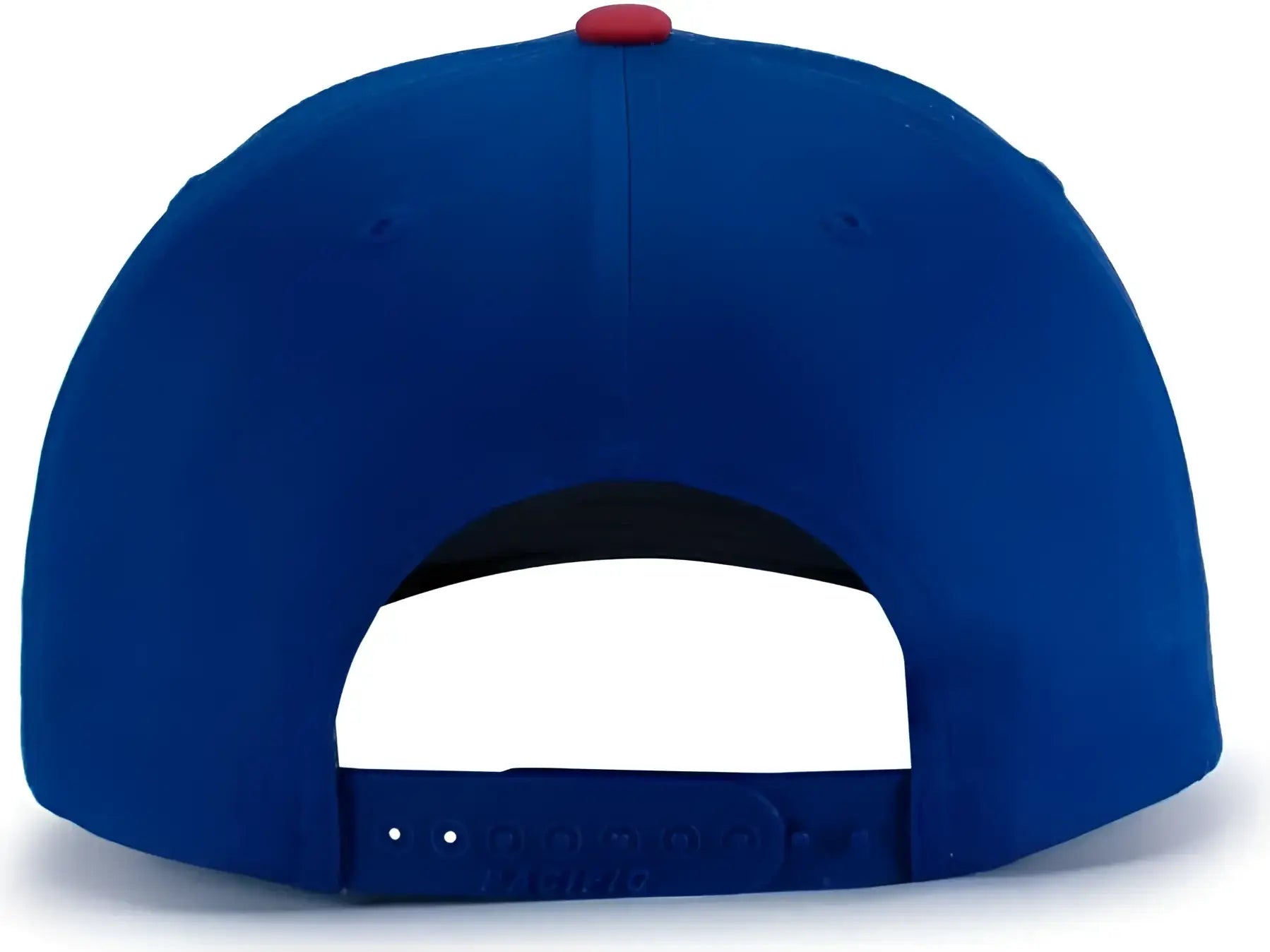 Pacific Headwear P322 Poly/Cotton Snapback Cap - Royal Red