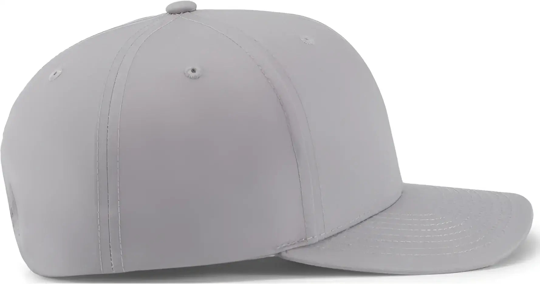 Pacific Headwear P322 Poly/Cotton Snapback Cap - Silver