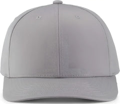 Pacific Headwear P322 Poly/Cotton Snapback Cap - Silver