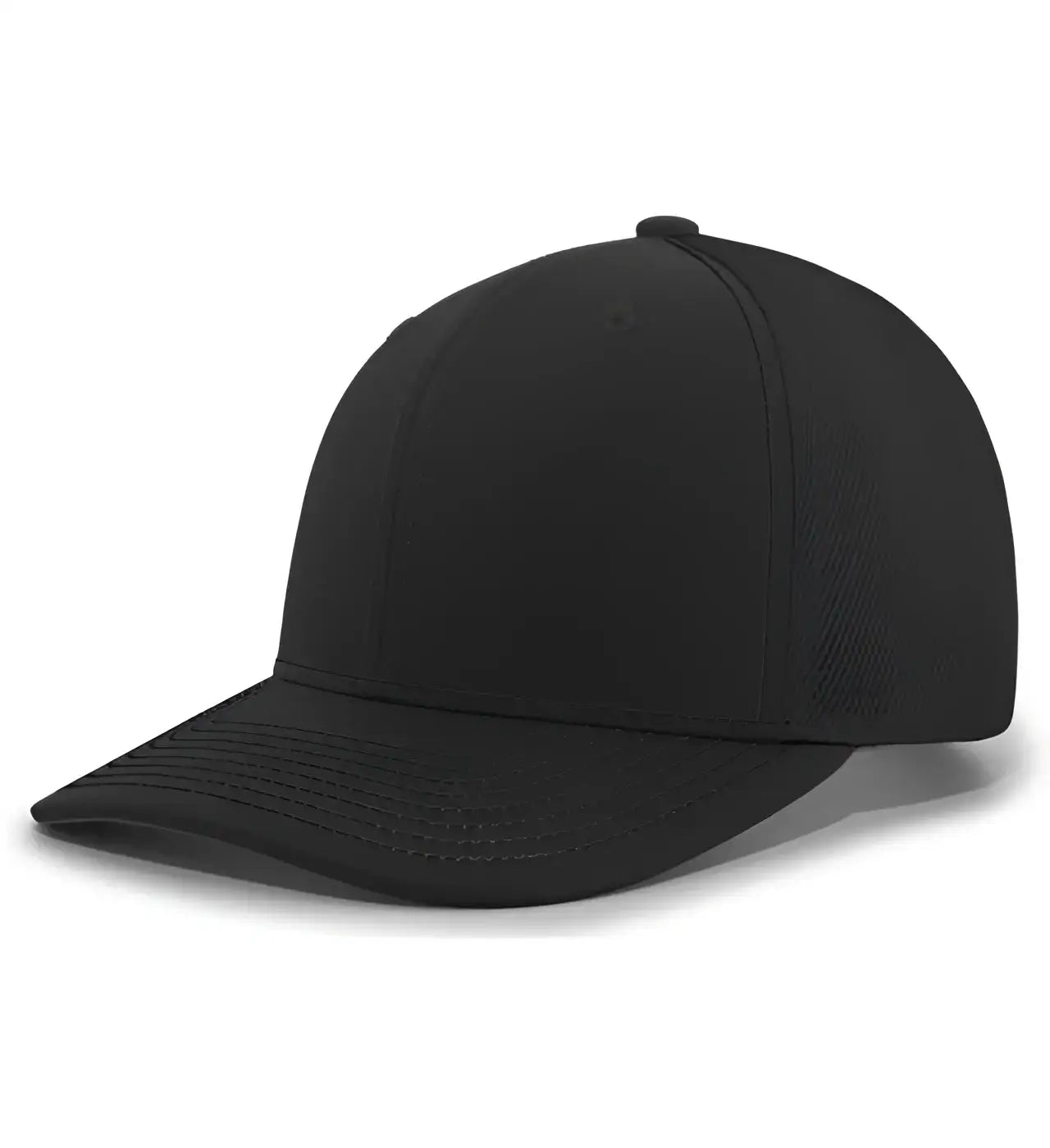 Pacific Headwear P365 Air Mesh Sideline Cap - Black - Black / 7’’ - 7 7/8’’