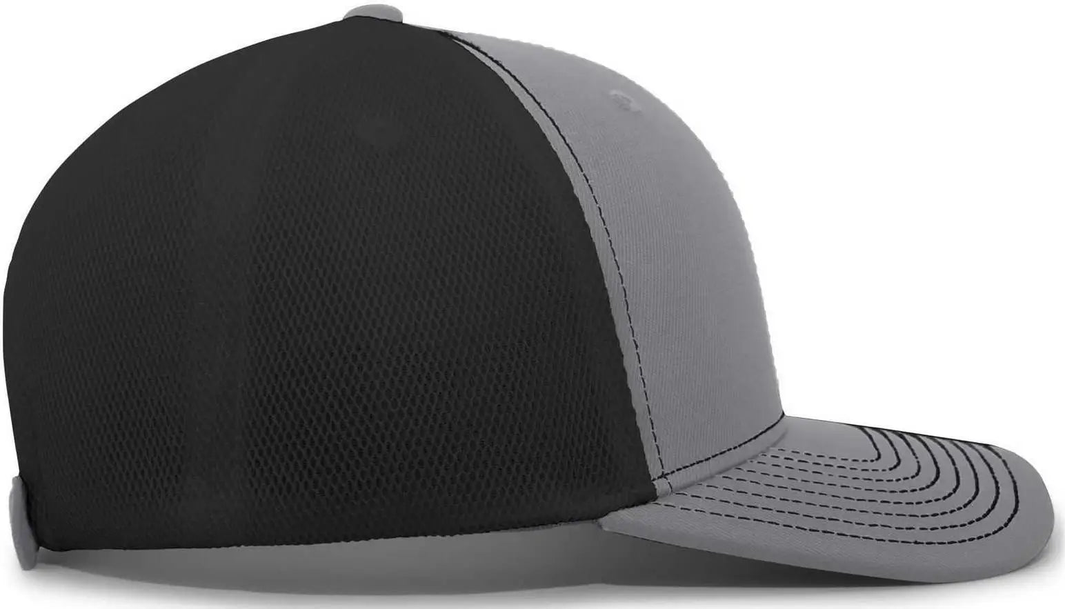 Pacific Headwear P365 Air Mesh Sideline Cap - Graphite Black Graphite - Dark Gray Black / 7’’ - 7 7/8’’