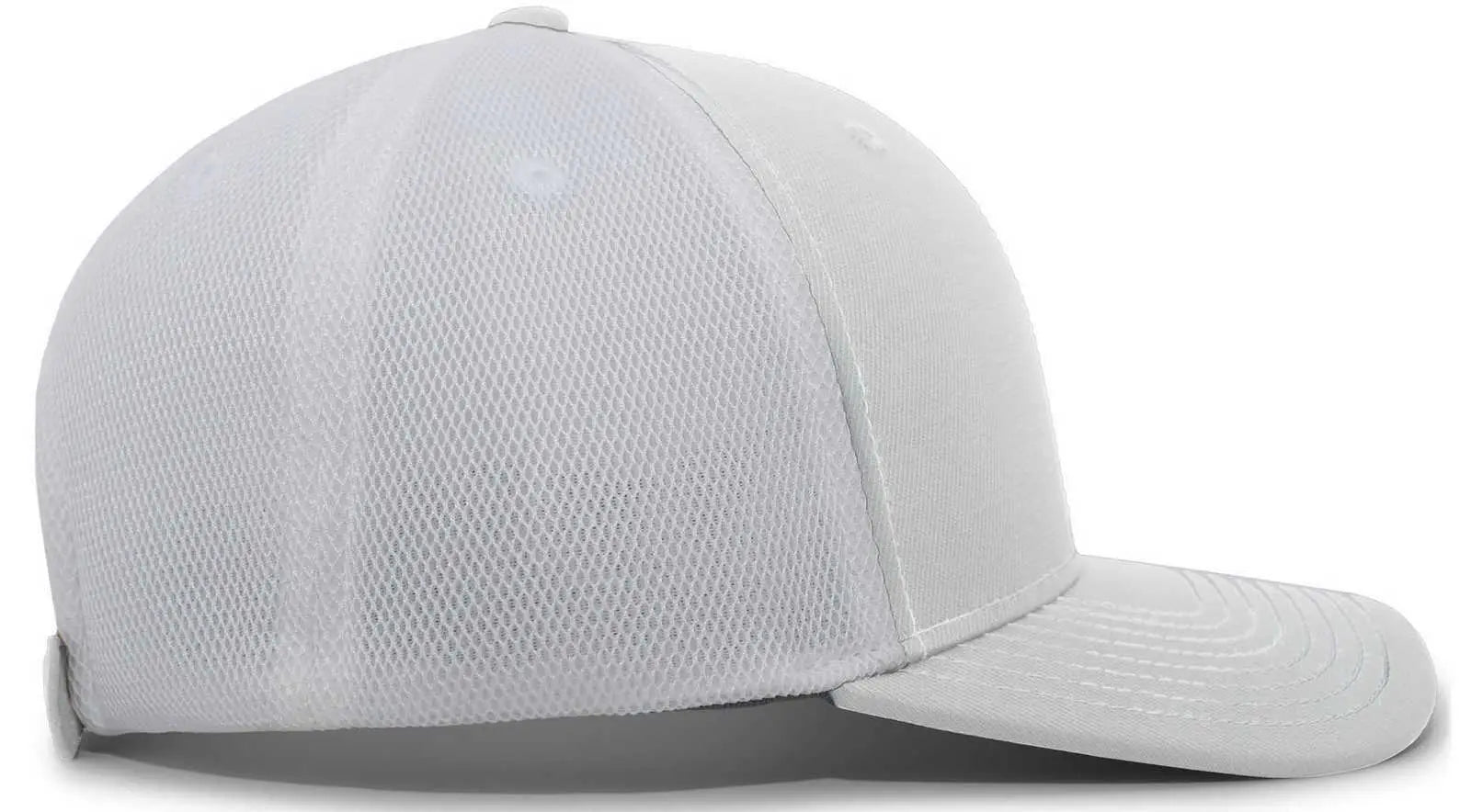 Pacific Headwear P365 Air Mesh Sideline Cap - Silver White Silver - Light Gray White / 7’’ - 7 7/8’’