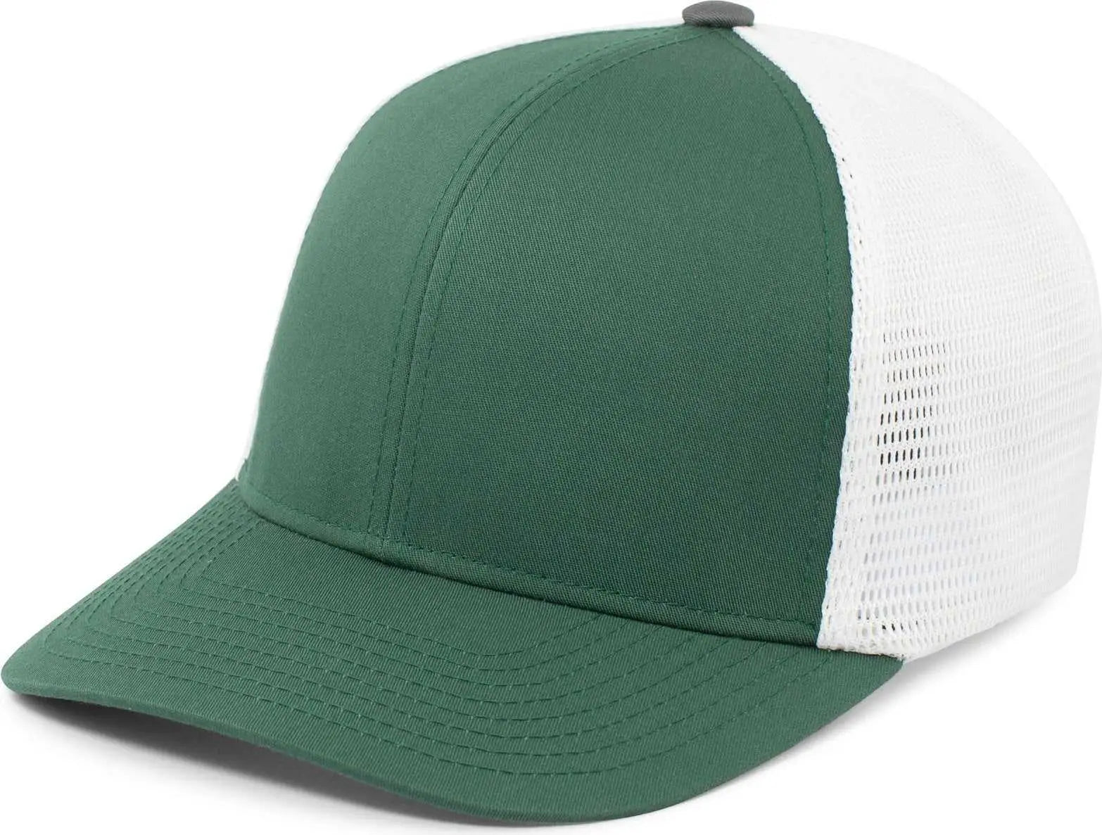 Pacific Headwear P401 Fusion Trucker Cap Dark Green White Dark Green Forest White / 6 1/2’’ 7’’