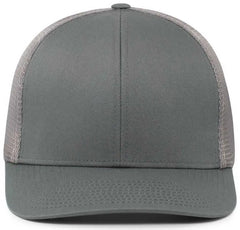 Pacific Headwear P401 Fusion Trucker Cap - Graphite