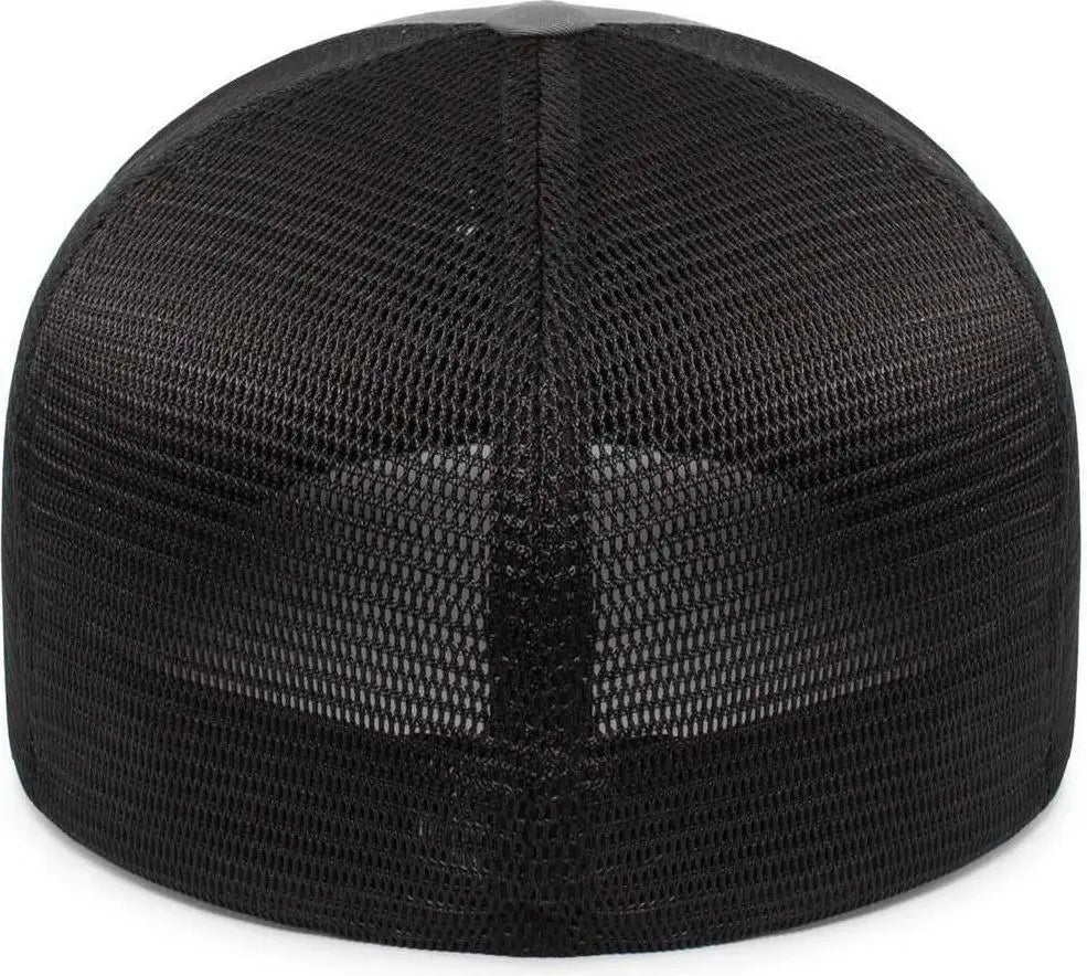 Pacific Headwear P401 Fusion Trucker Cap - Graphite Black Graphite
