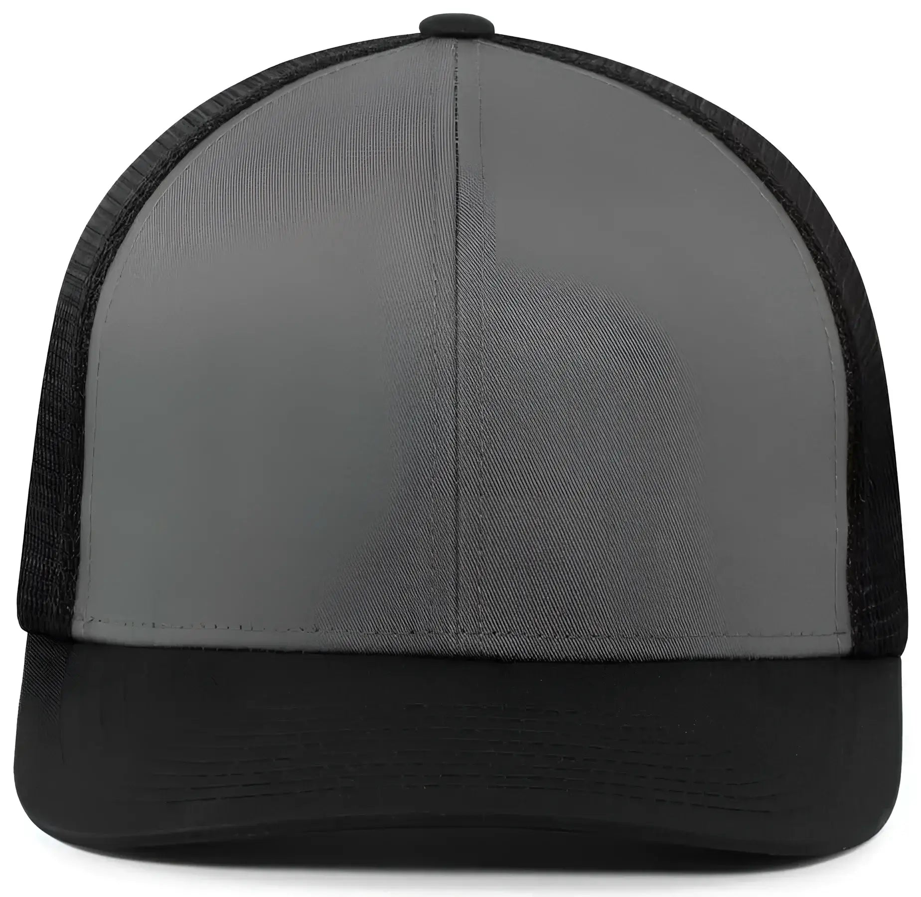 Pacific Headwear P401 Fusion Trucker Cap - Graphite Black Black