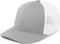 Pacific Headwear P401 Fusion Trucker Cap - Heather Grey White Heather Grey - Gray white / 6 1/2’’ 7’’