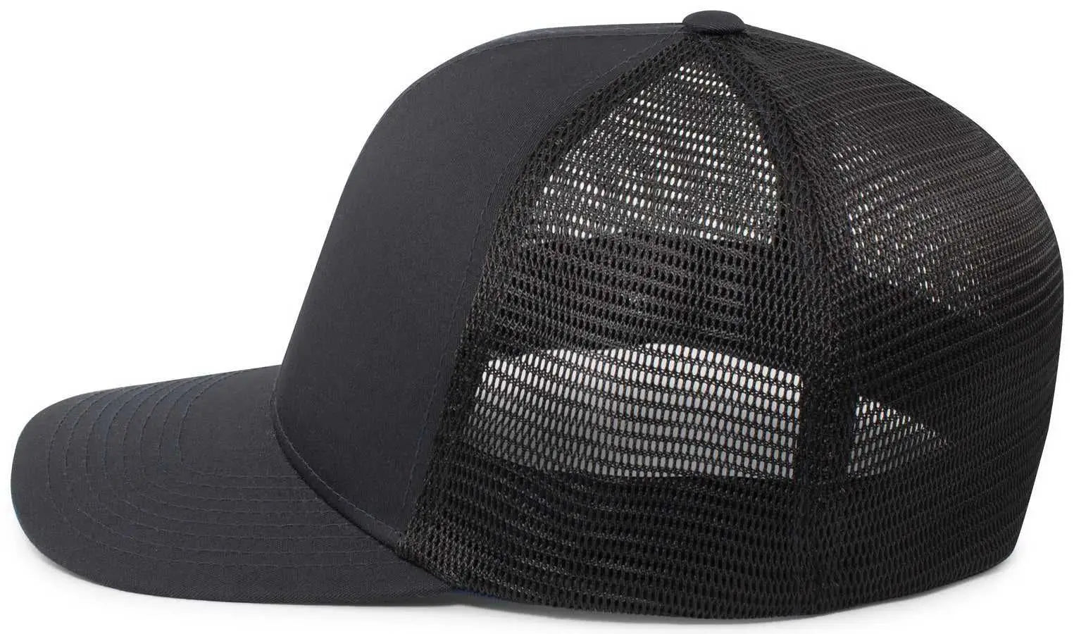 Pacific Headwear P401 Fusion Trucker Cap - Navy