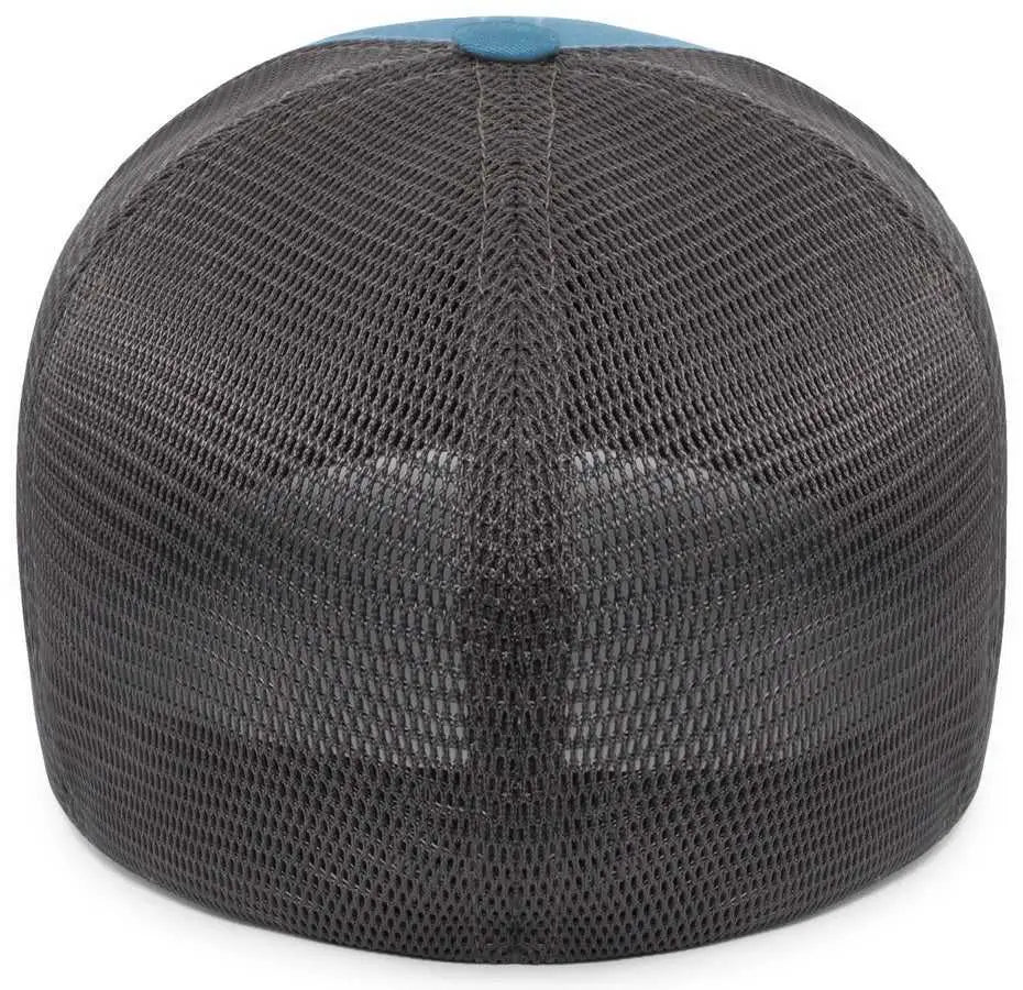 Pacific Headwear P401 Fusion Trucker Cap - Ocean Blue Lt Charcoal Ocean Blue
