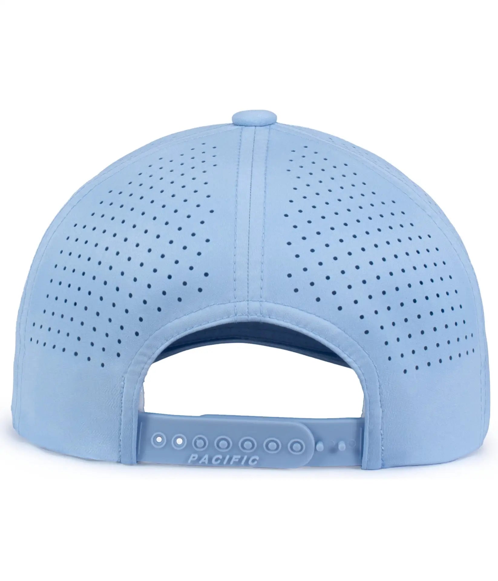 Pacific Headwear P413 Lightweight Perforated Snapback Cap - Powder Blue - Powder Blue / One Size Fits Most